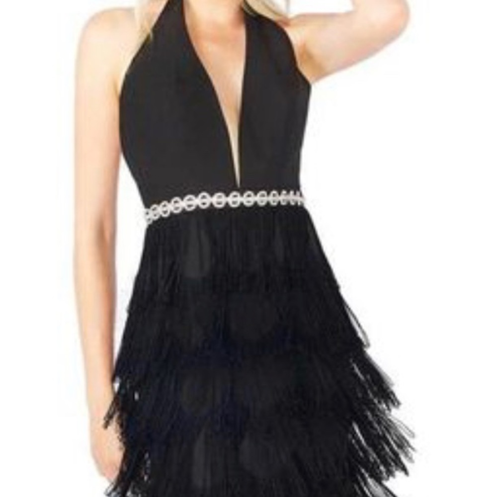 Beautiful worn once Max Duggal dress.